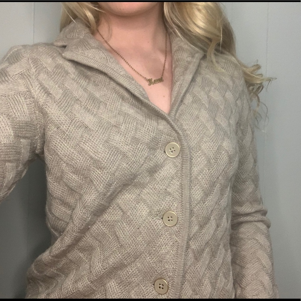 Talbots button up Sweater